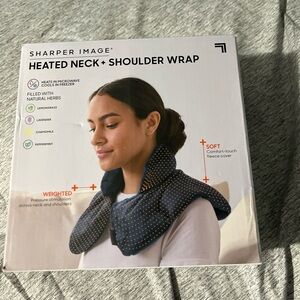 Sharper Image Blue Comfort Neck Wrap